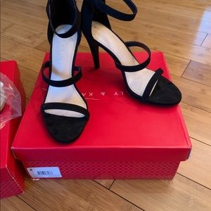 Size 8, black heels